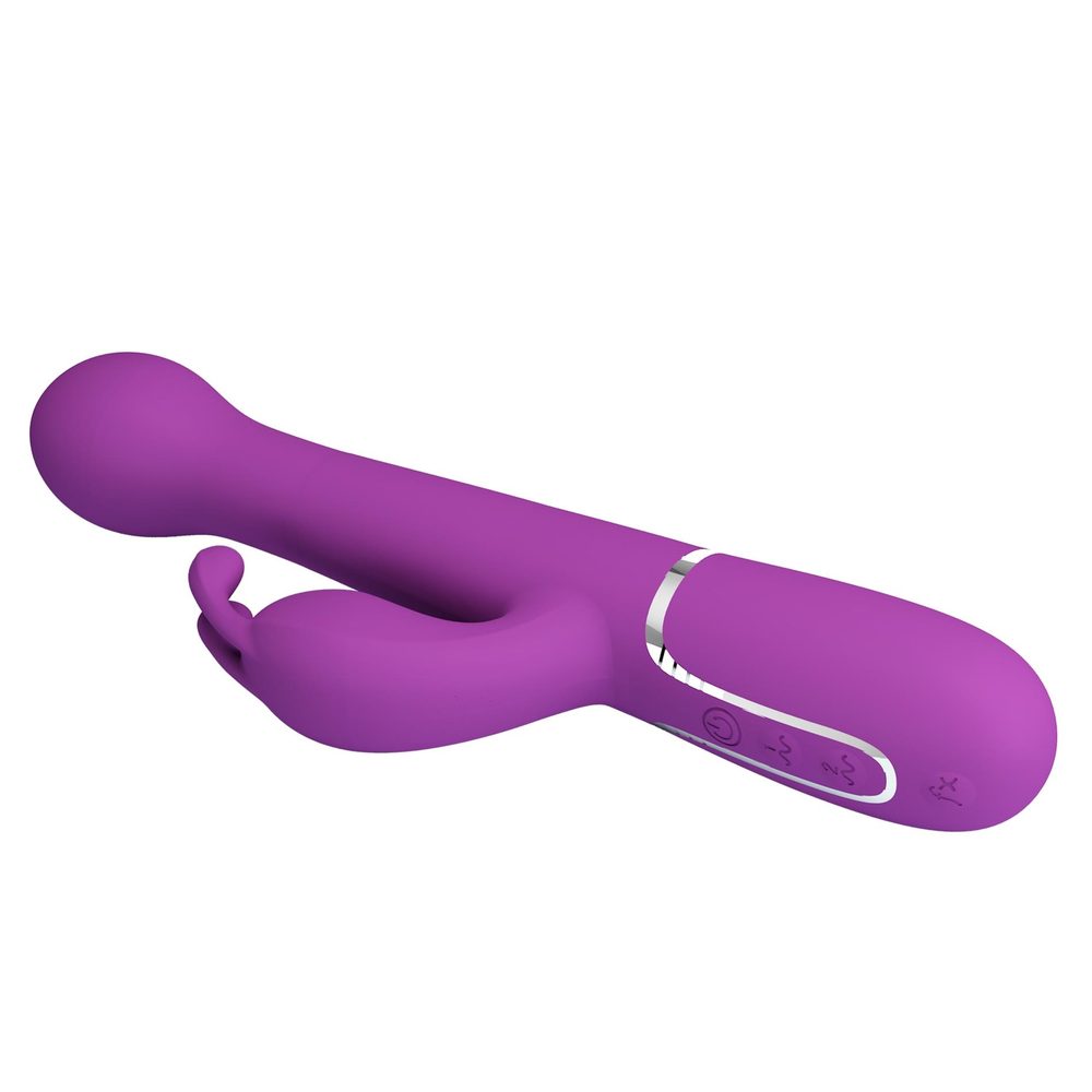 Wibrator króliczek pchający rotacyjny Pretty Love Dejon fioletowy 7 wibracj