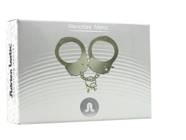 Kajdanki metaliczne regulowane Adrien Lastic