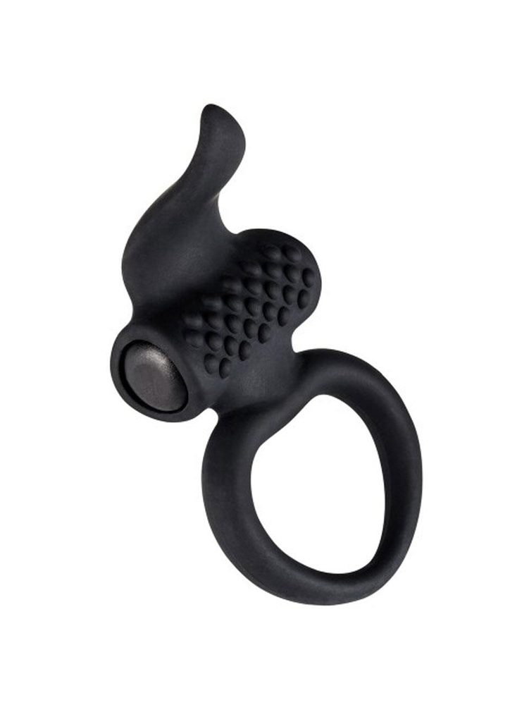 Pierścień wibrujący Adrien Lastic AD Lingus czarny 7 cm