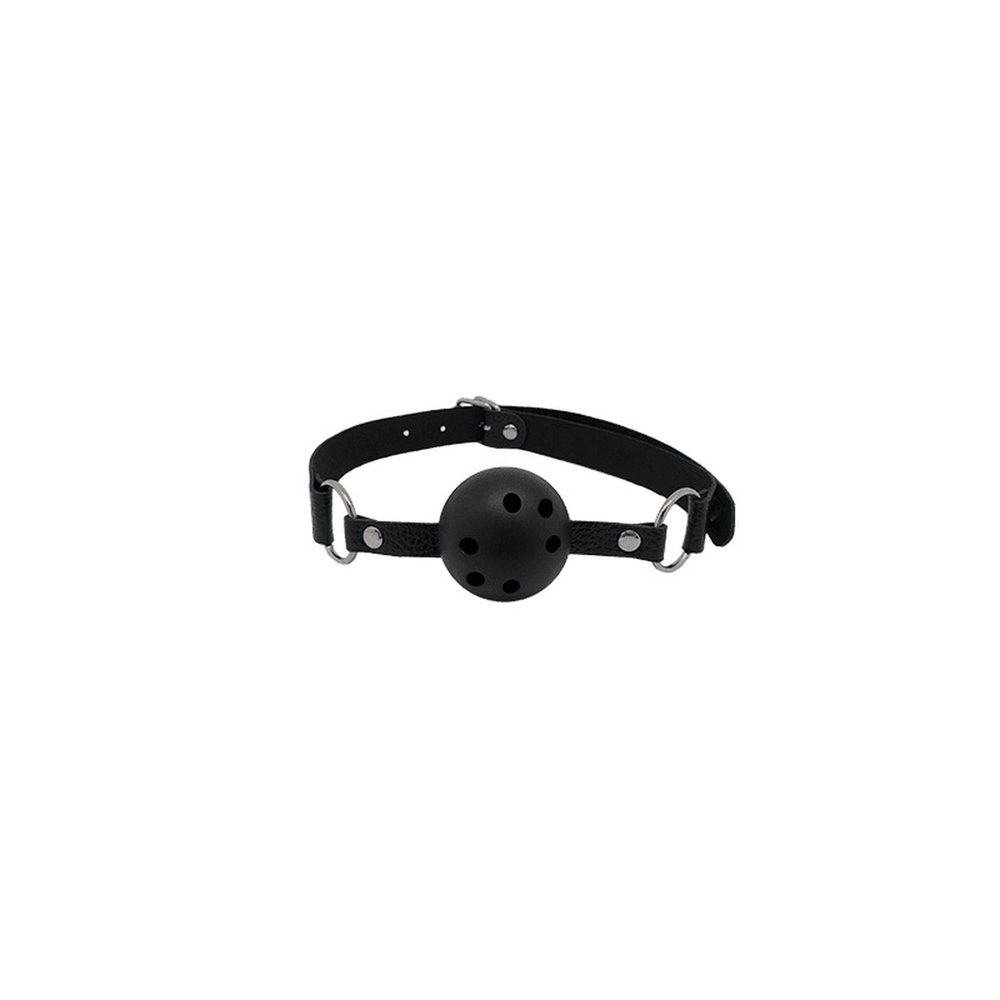 Knebel Discretion Alive czarny z otworami 4,5 cm regulowany