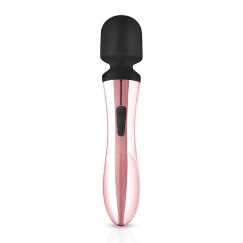 Wibrator różdżkowy Rosy Gold Nouveau Curve EasyToys różowy 21 cm