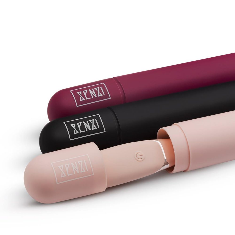 Wibrator punktowy Senzi silikonowy różowy USB 14 cm