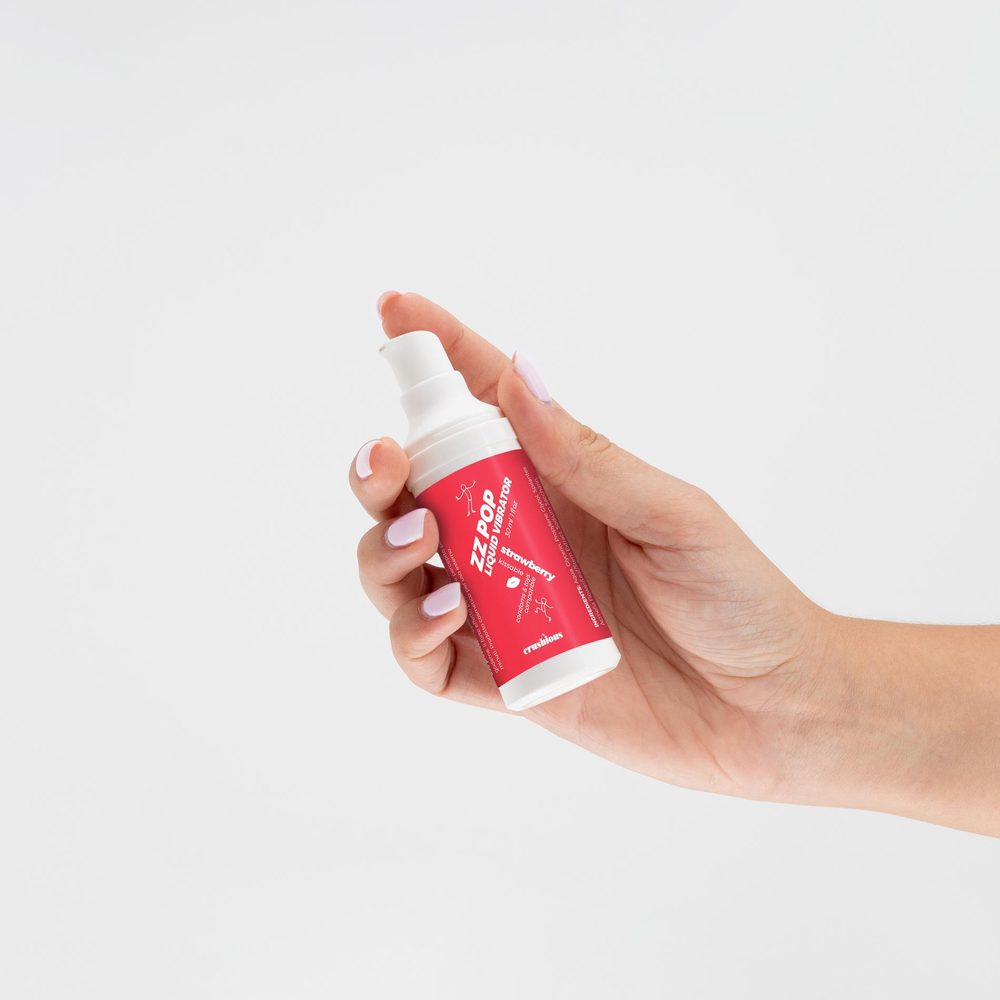Płyn wibrujący Crushious ZZ Pop truskawkowy 30 ml