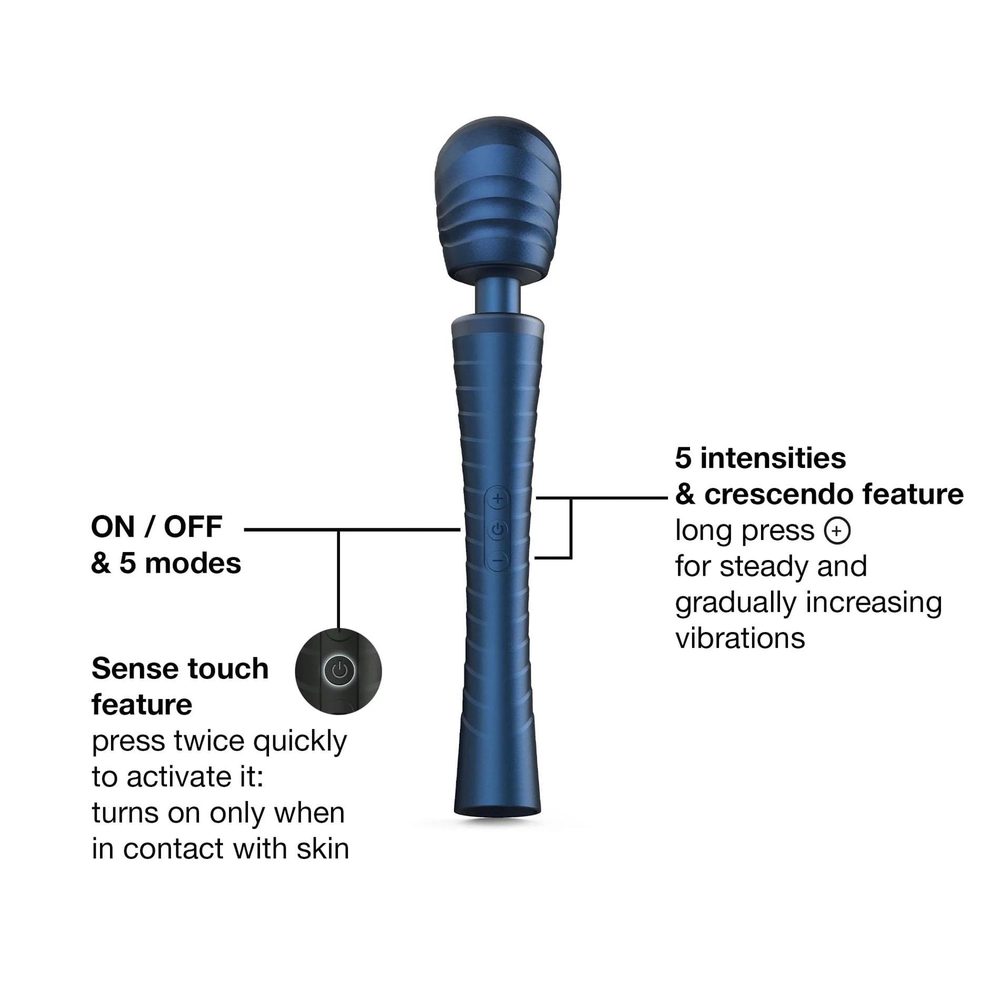 Masażer wibracyjny Man.wand Edgy Stellar Blue