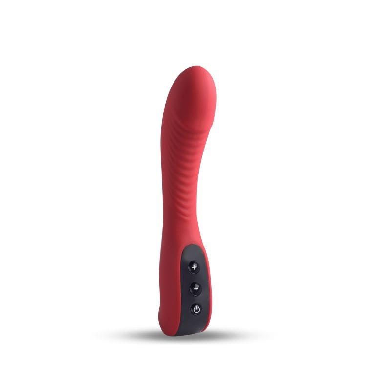 Wibrator punktu G Toyz4lovers silikonowy czerwony 18 cm