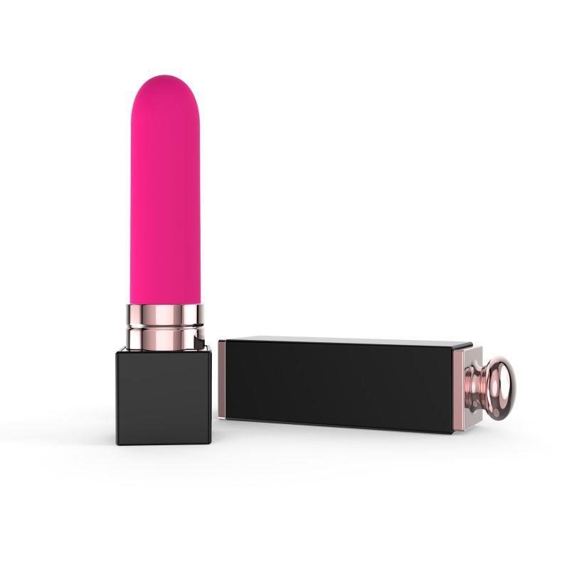 Stymulator szminka Toyz4lovers różowy silikonowy 10 cm USB