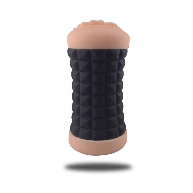 Masturbator podwójny Toyz4lovers czarny 15 cm