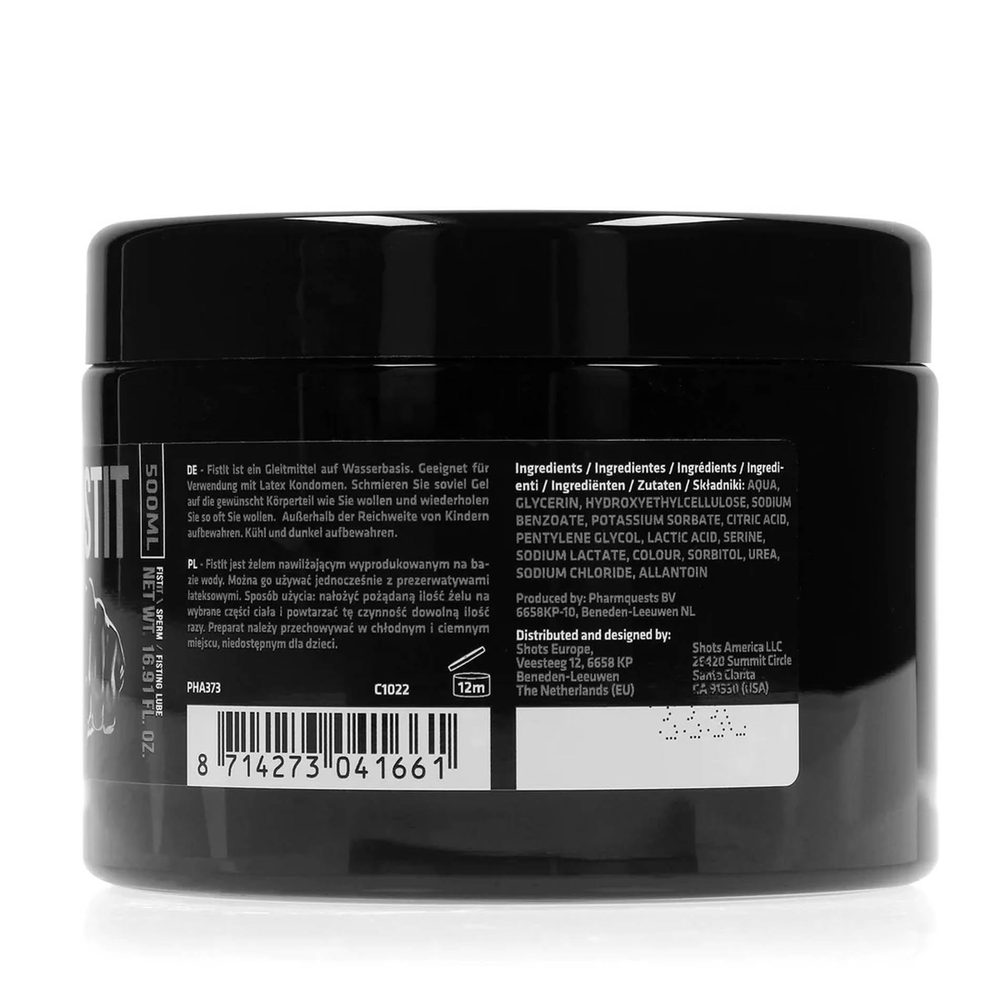 Lubrykant na bazie wody Sperm Fist It 500 ml