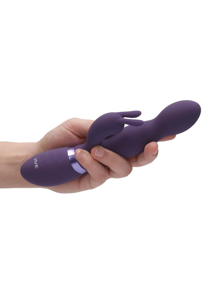 Wibrator króliczek Niva ShotsToys fioletowy USB 360 stopni