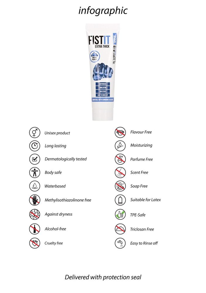 Lubrykant Fist It ekstra gęsty do fistingu 25 ml