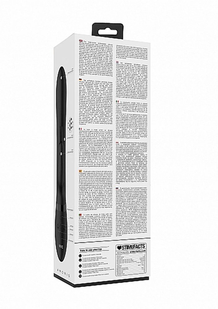 Wibrator króliczek Vive Amoris z ruchomymi kulkami USB czarny