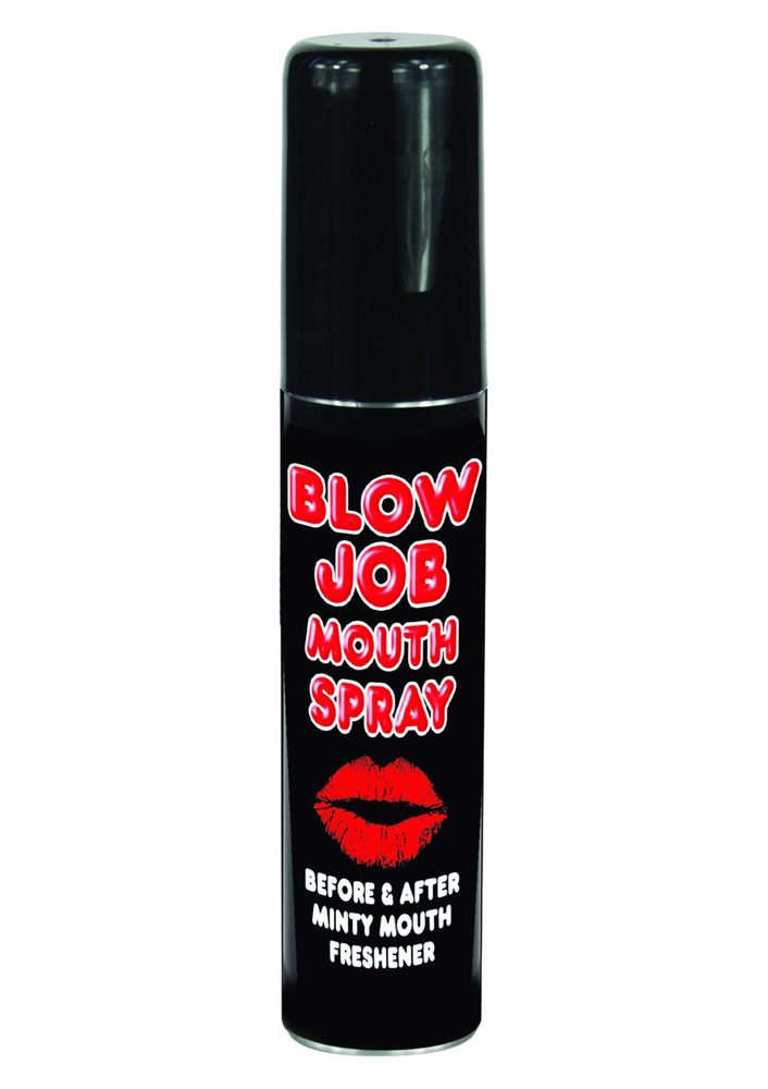 Spray do ust miętowy Spencer & Fleetwood czarny 11 cm
