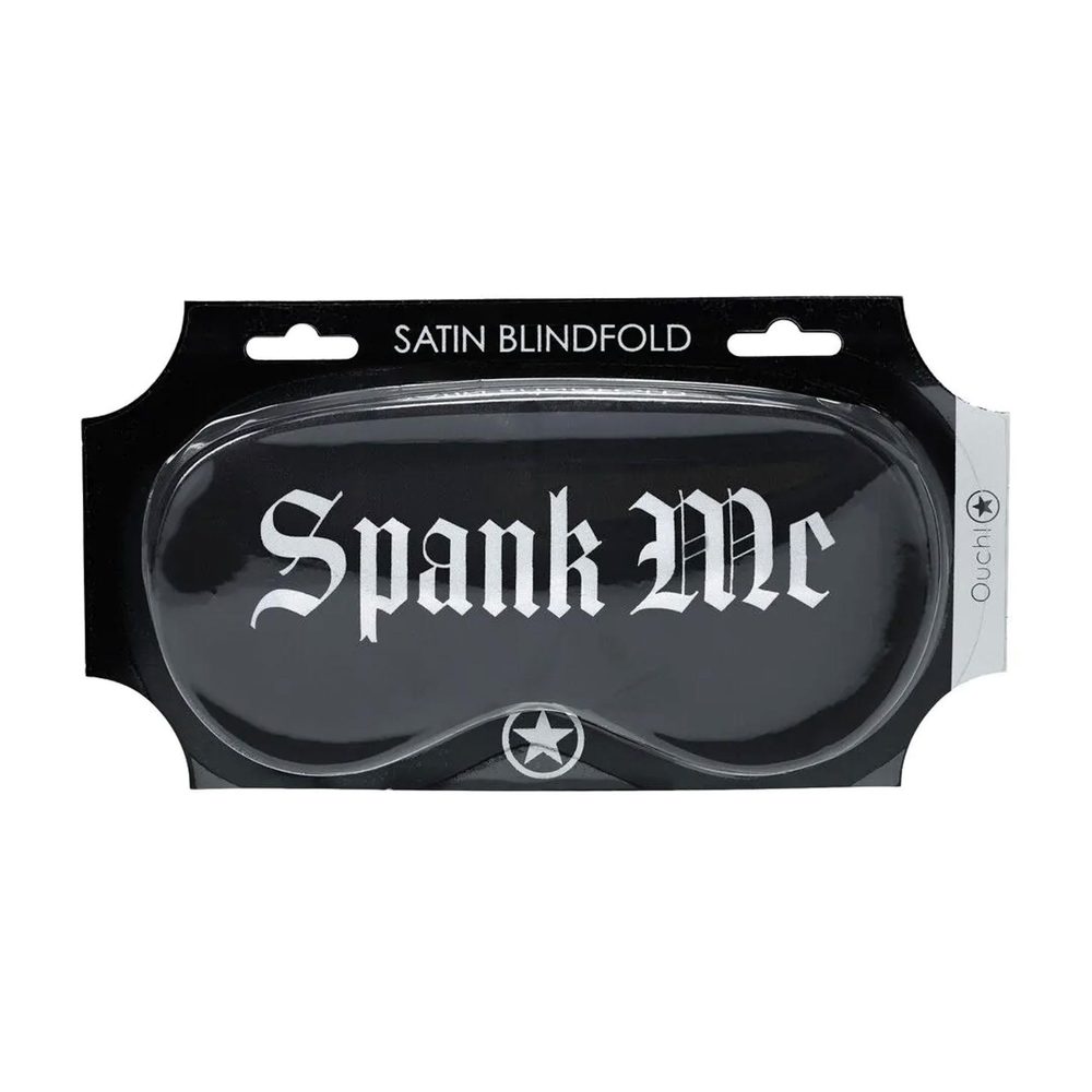 Opaska na oczy satynowa Ouch! Spank Me
