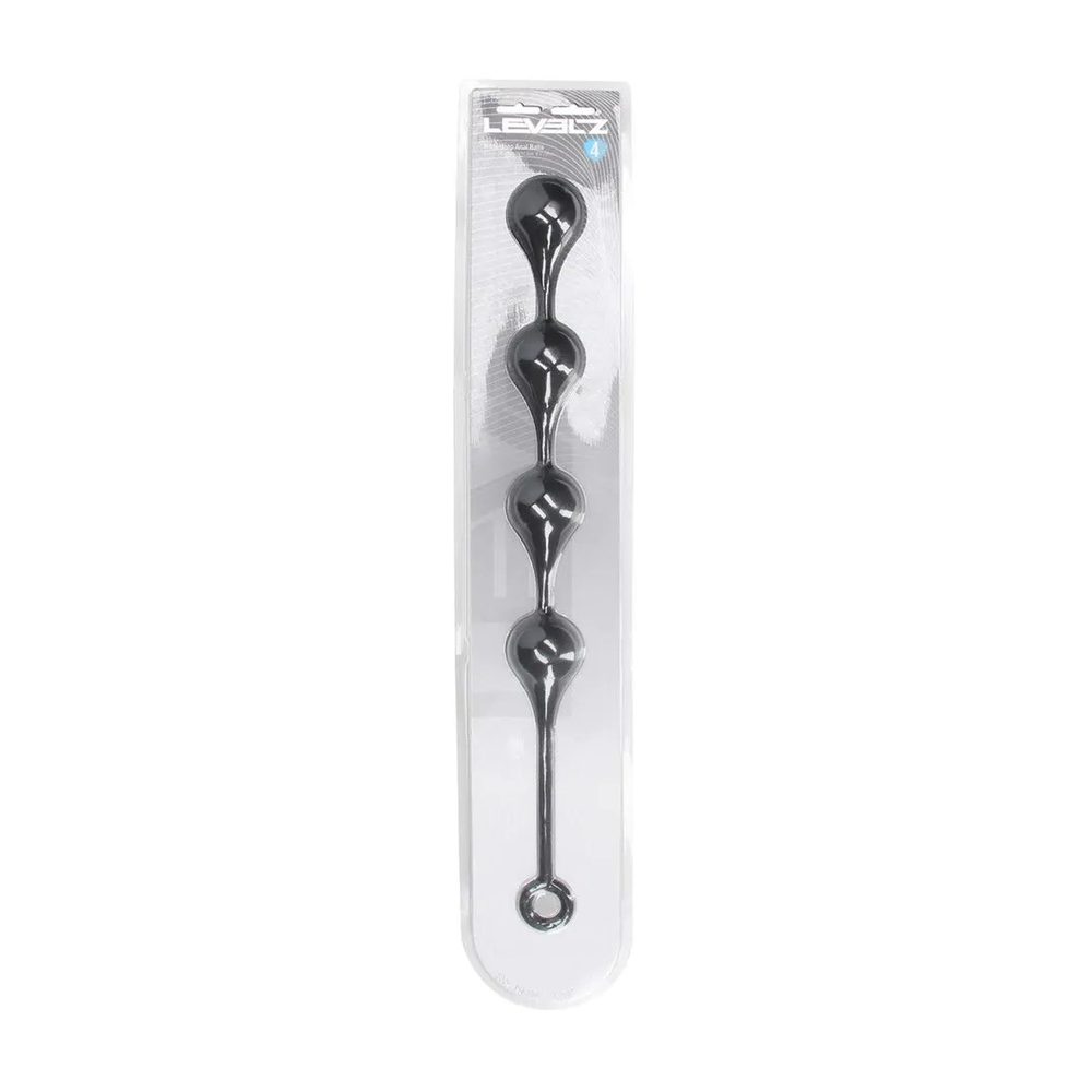 Kulki analne silikonowe Levelz by Shots XL czarny 5 cm