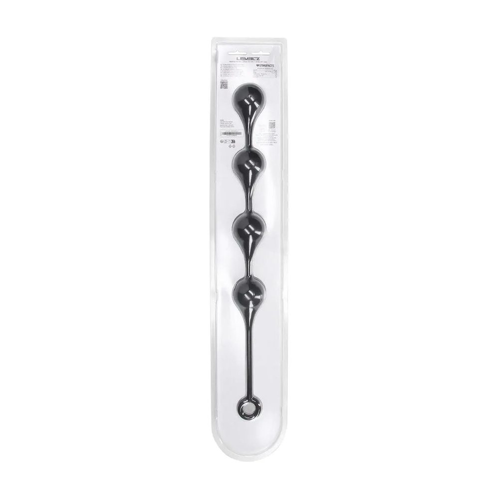 Kulki analne silikonowe Levelz by Shots XL czarny 5 cm
