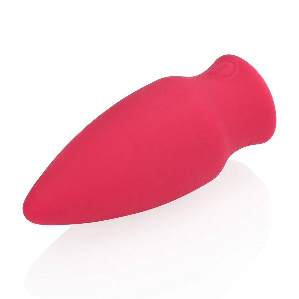 Wibrator stożkowy bullet Loveline silikonowy czerwony 7,7 cm