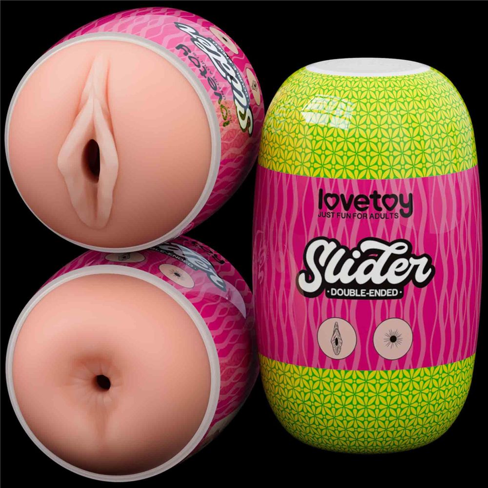 Slider Double-Ended Masturbator Vagina and Anus