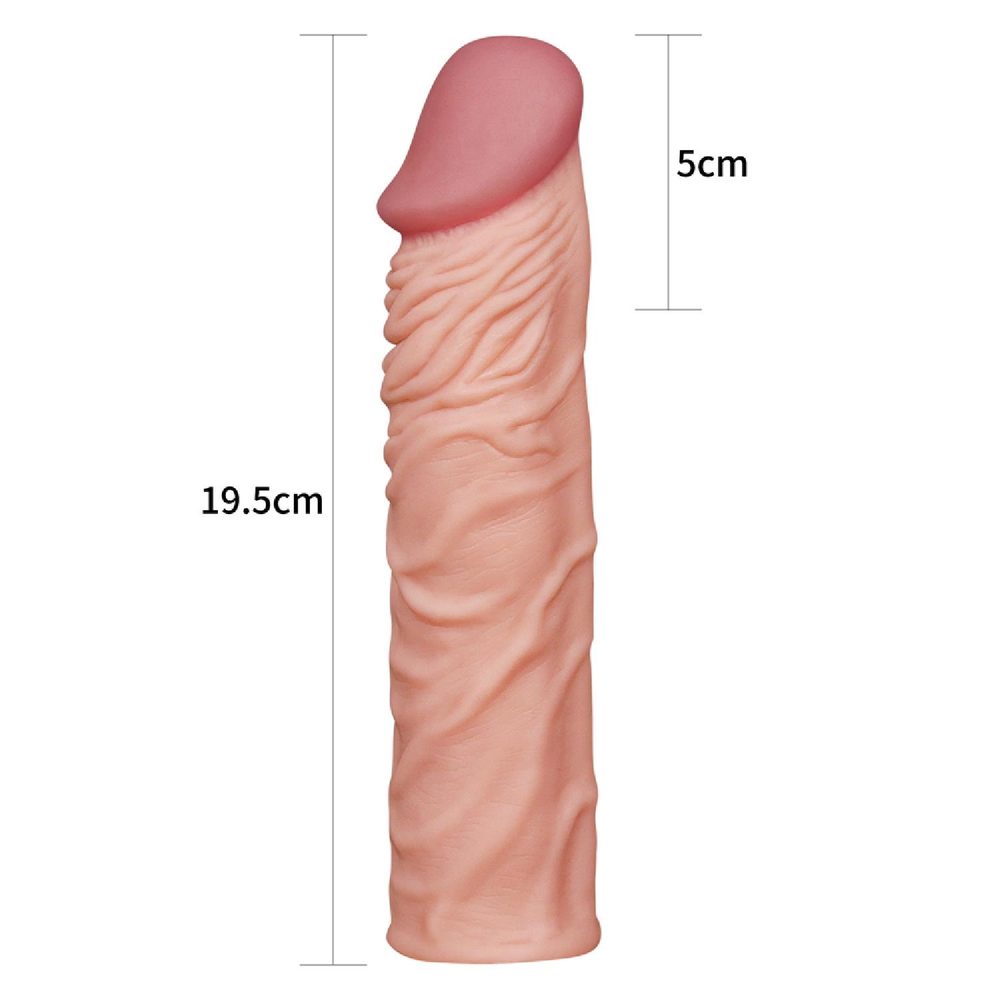Add 2"" Pleasure X Tender Penis Sleeve Flesh