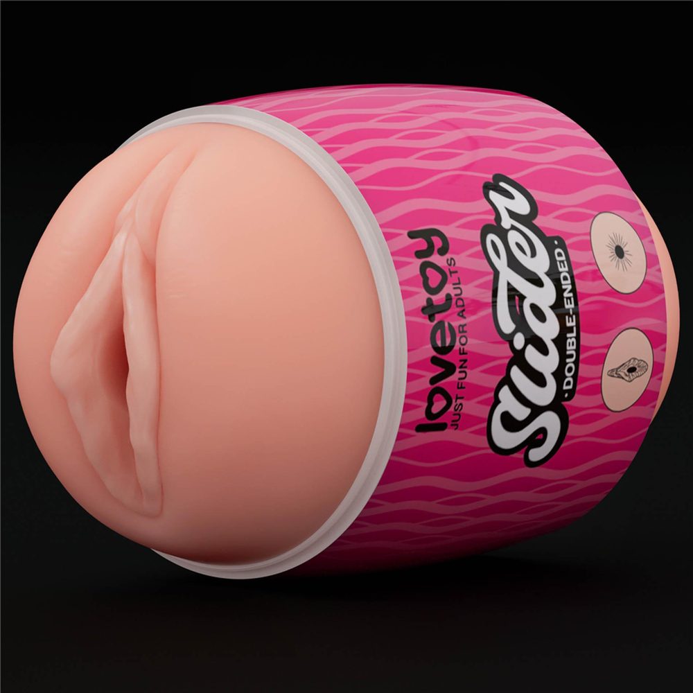 Slider Double-Ended Masturbator Vagina and Anus