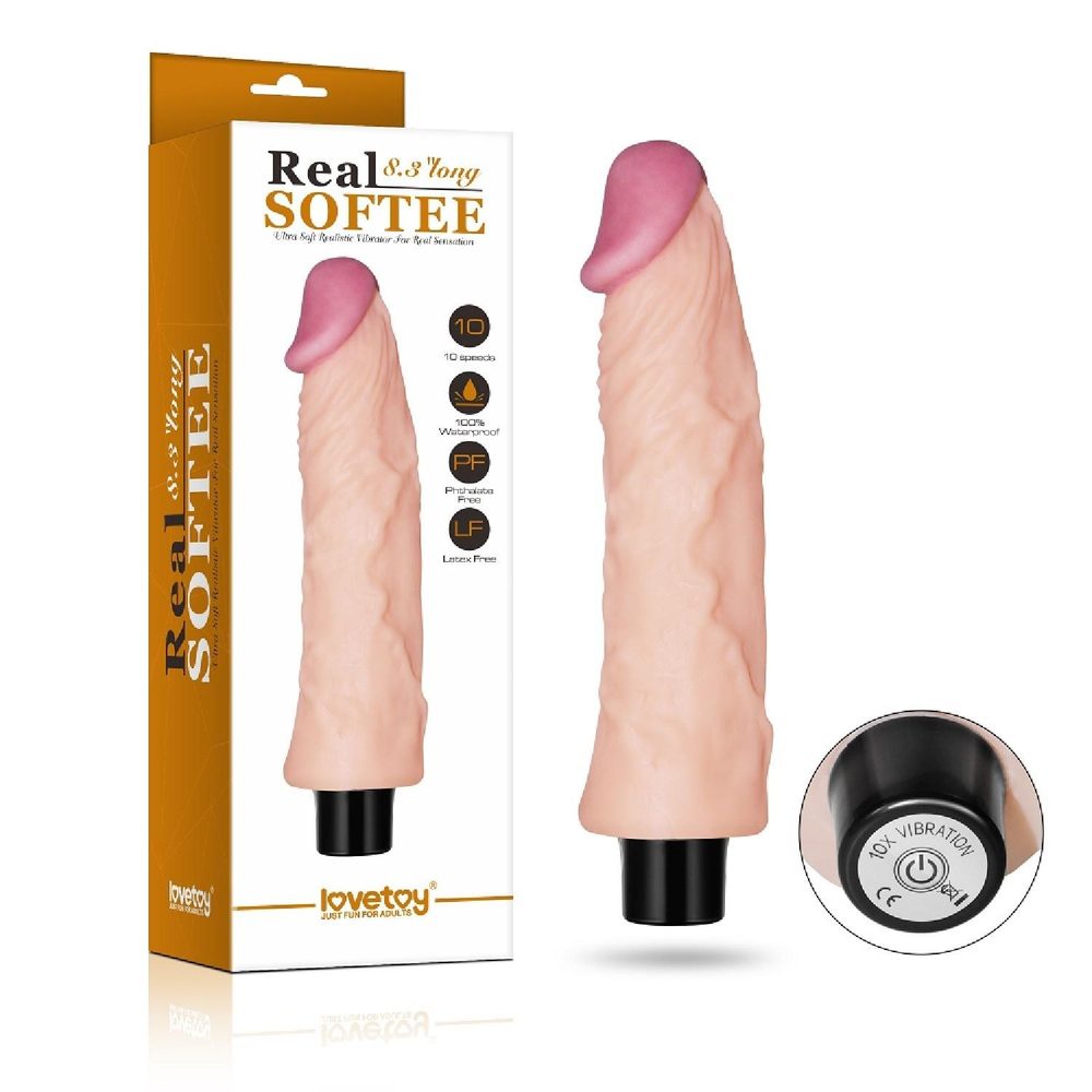 Wibrator realistyczny Lovetoy Real Softee 22 cm