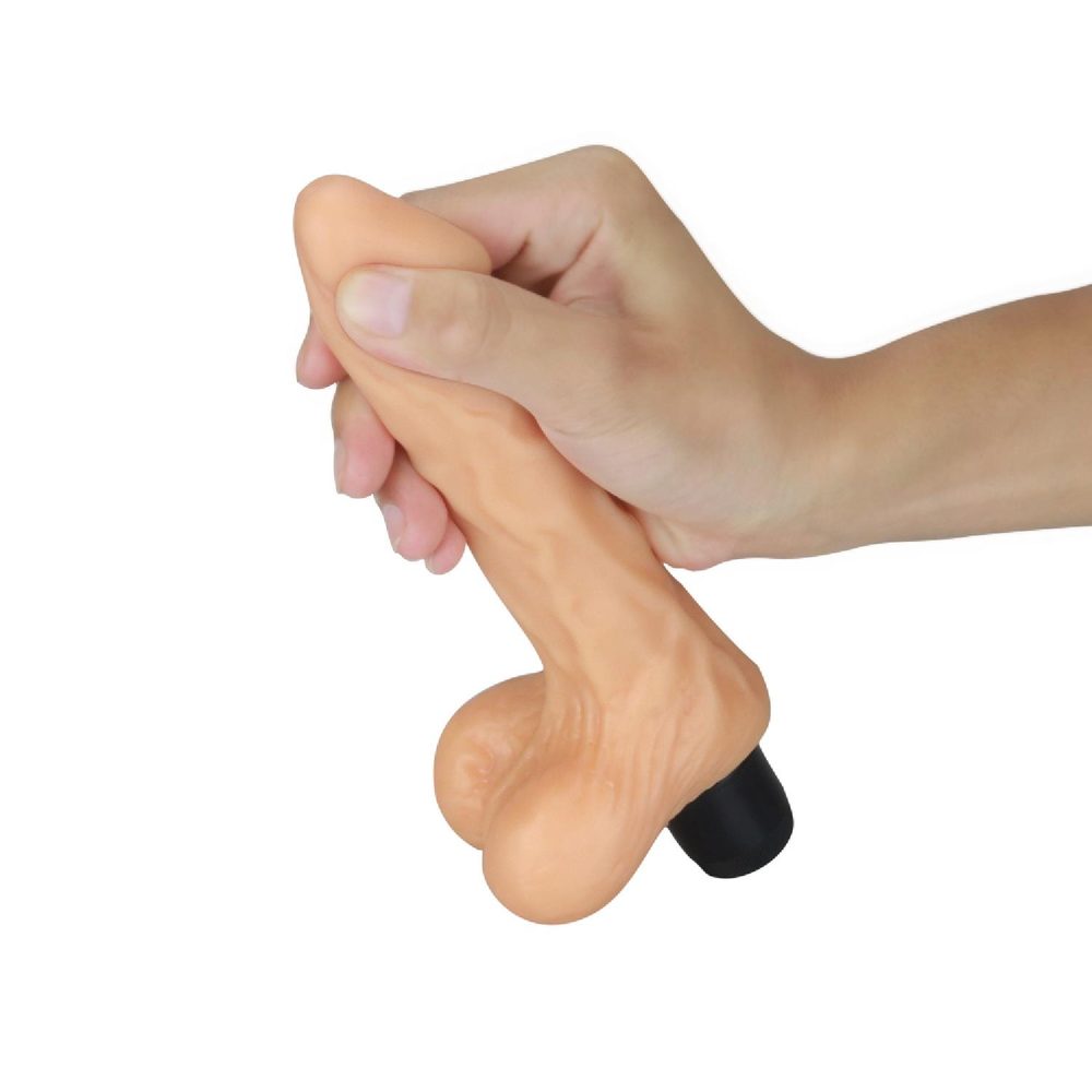 Wibrator realistyczny Lovetoy cyberskin 20,5 cm na baterie AAA