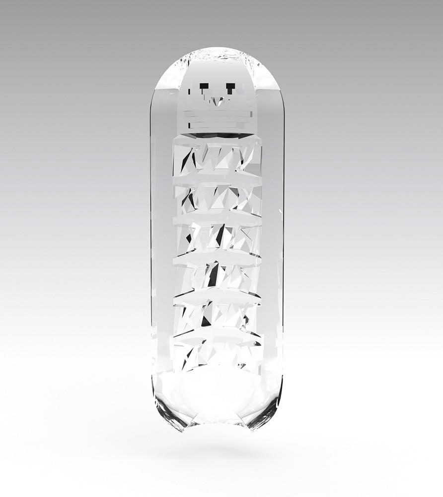 Masturbator Tenga Spinner Shell przezroczysty 13 cm