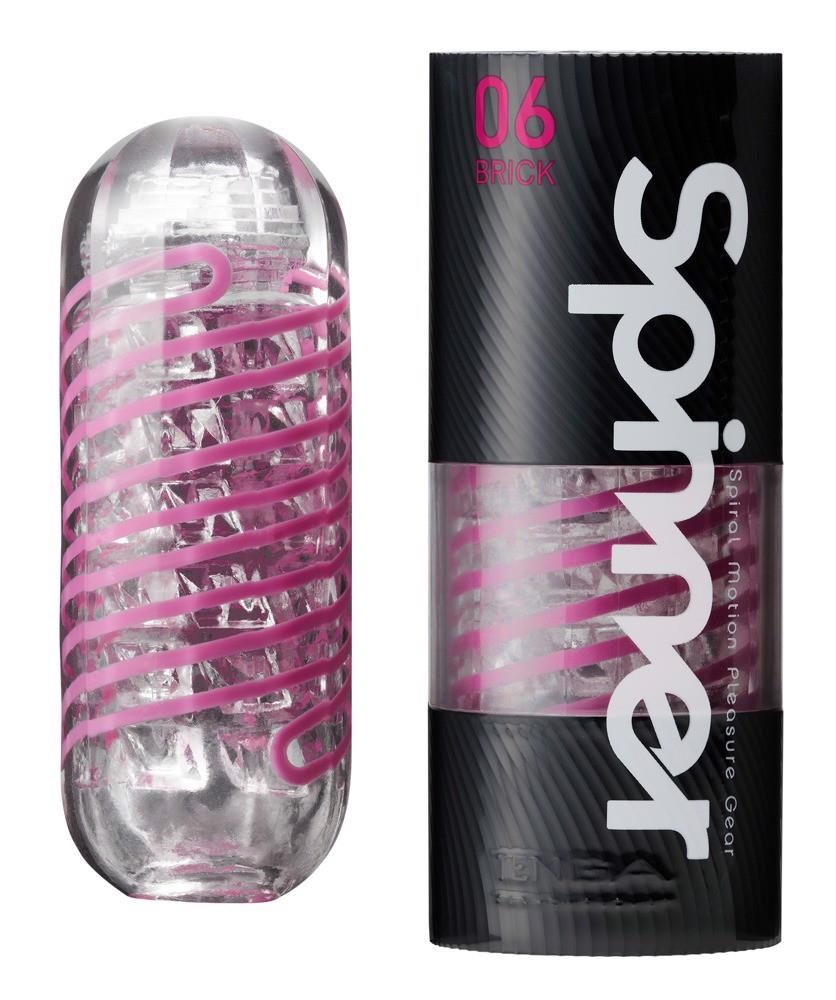 Masturbator Tenga Spinner Shell przezroczysty 13 cm