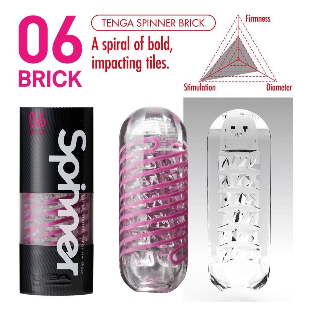 Masturbator Tenga Spinner Shell przezroczysty 13 cm