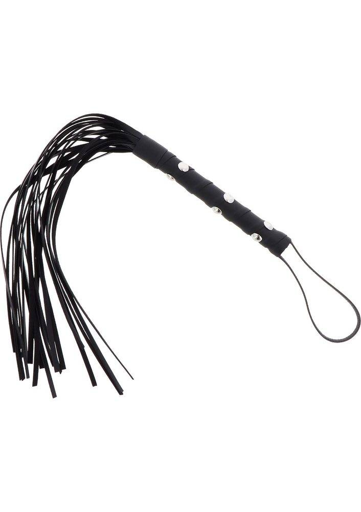 Pejcz z ćwiekami Hidden Desire czarny 56 cm