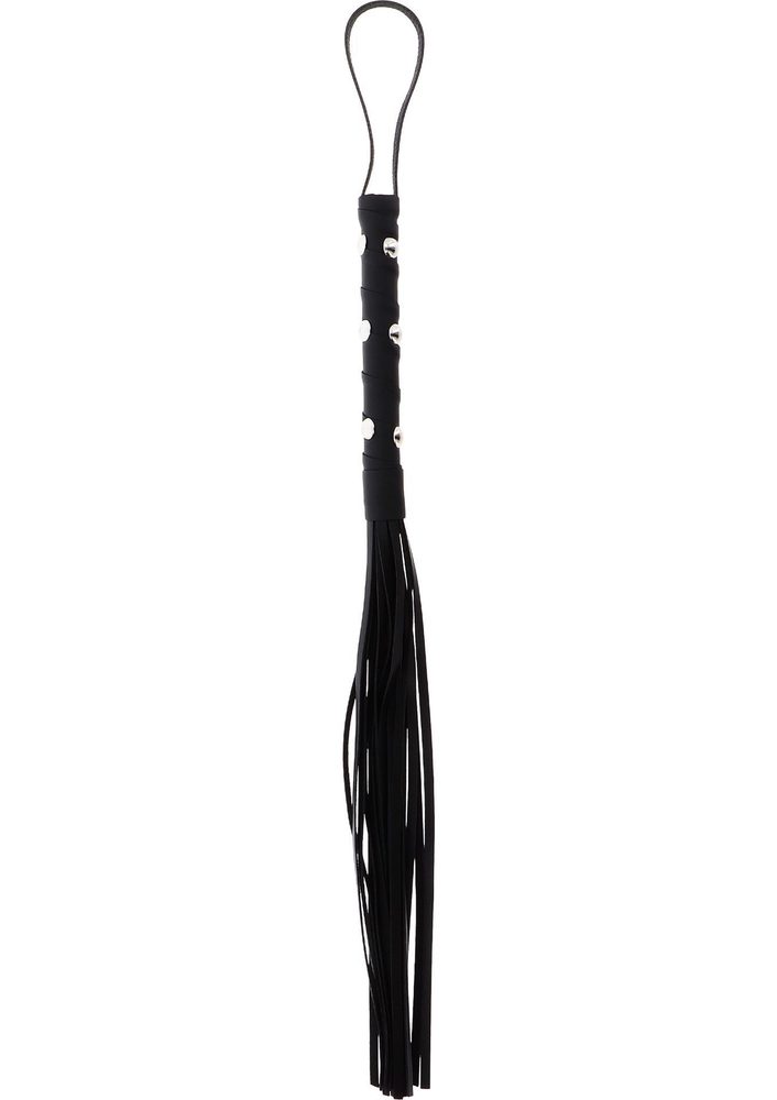 Pejcz z ćwiekami Hidden Desire czarny 56 cm