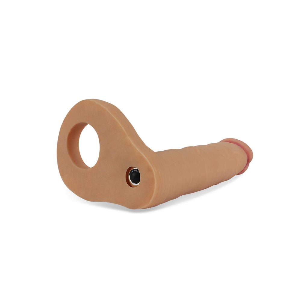 Wibrator realistyczny Lovetoy z paskiem 10 trybów 16 cm TPE