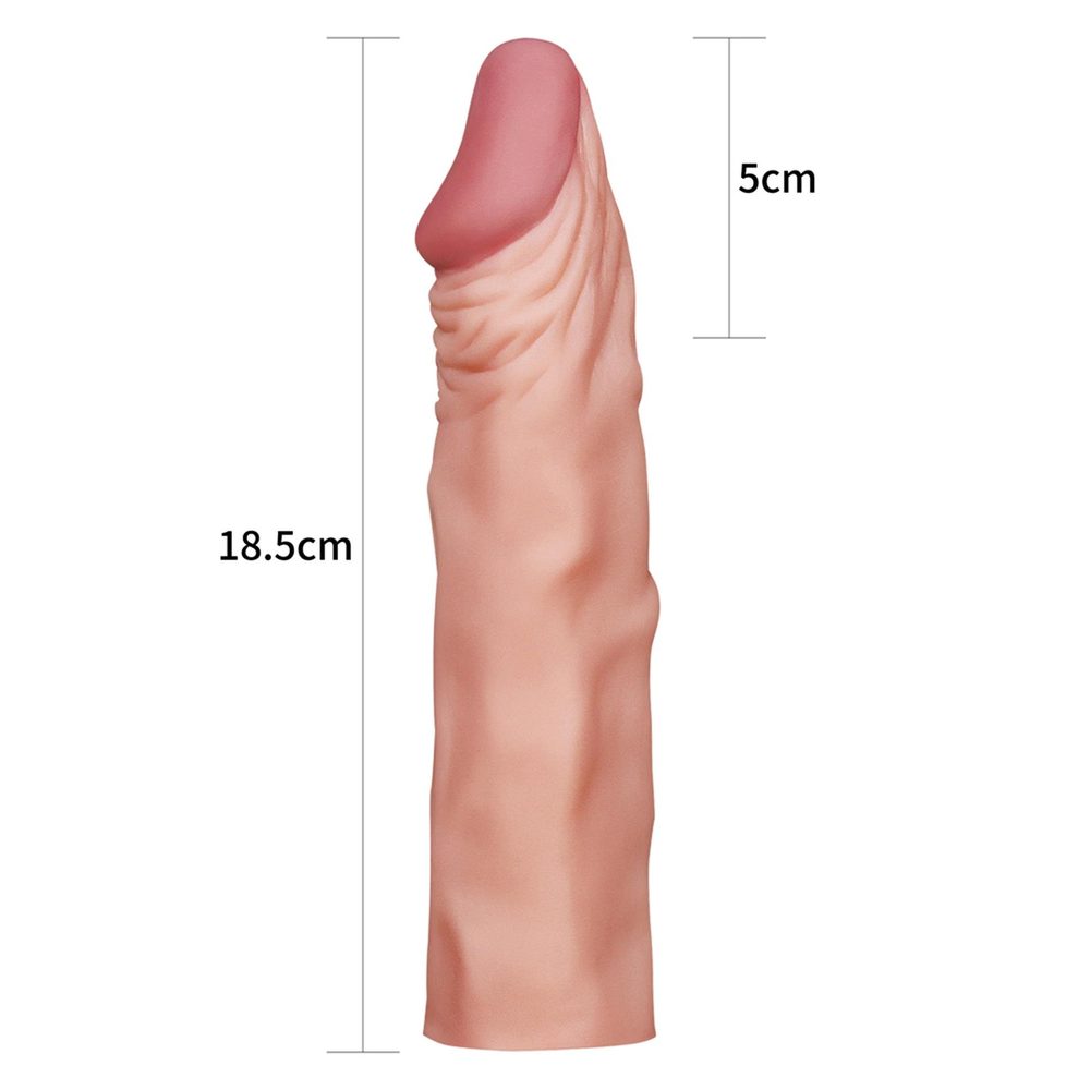 Przedłużka na penisa TPE Lovetoy Pleasure X Tender 5 cm