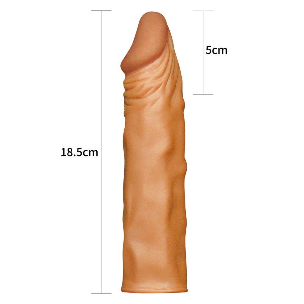 Przedłużka na penisa Lovetoy Pleasure X Tender TPE 19 cm