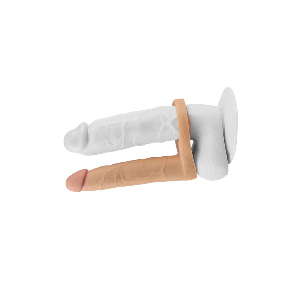 Wibrator realistyczny Lovetoy z paskiem 10 trybów 16 cm TPE