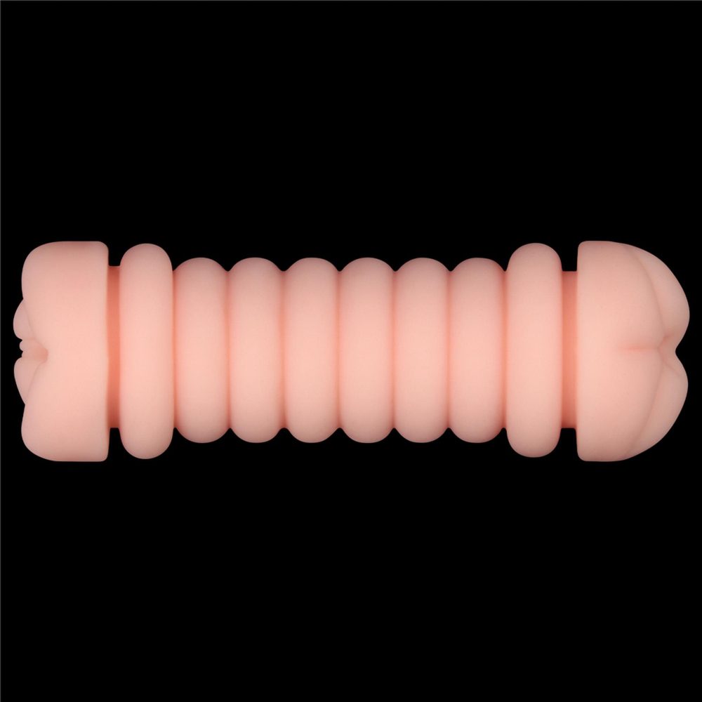 Dwustronny masturbator Lovetoy Virgin Skin TPE 22 cm