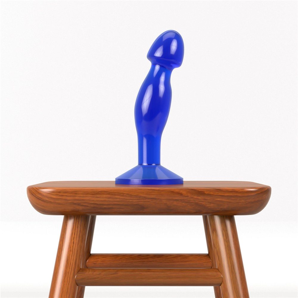 Masażer prostaty Lovetoy Flawless Clear TPE przezroczysty 16.5 cm
