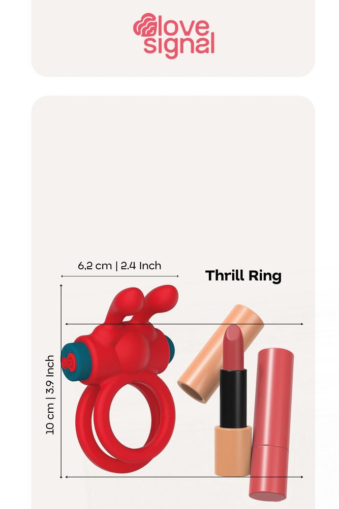 Pierścień erekcyjny wibrujący Dream Toys Thrill Ring USB