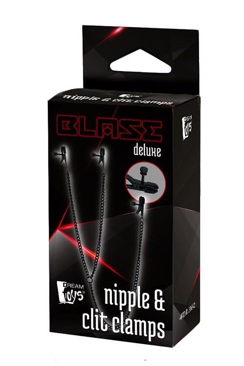 Zaciski na sutki i łechtaczkę Blaze Deluxe Dream Toys regulowane
