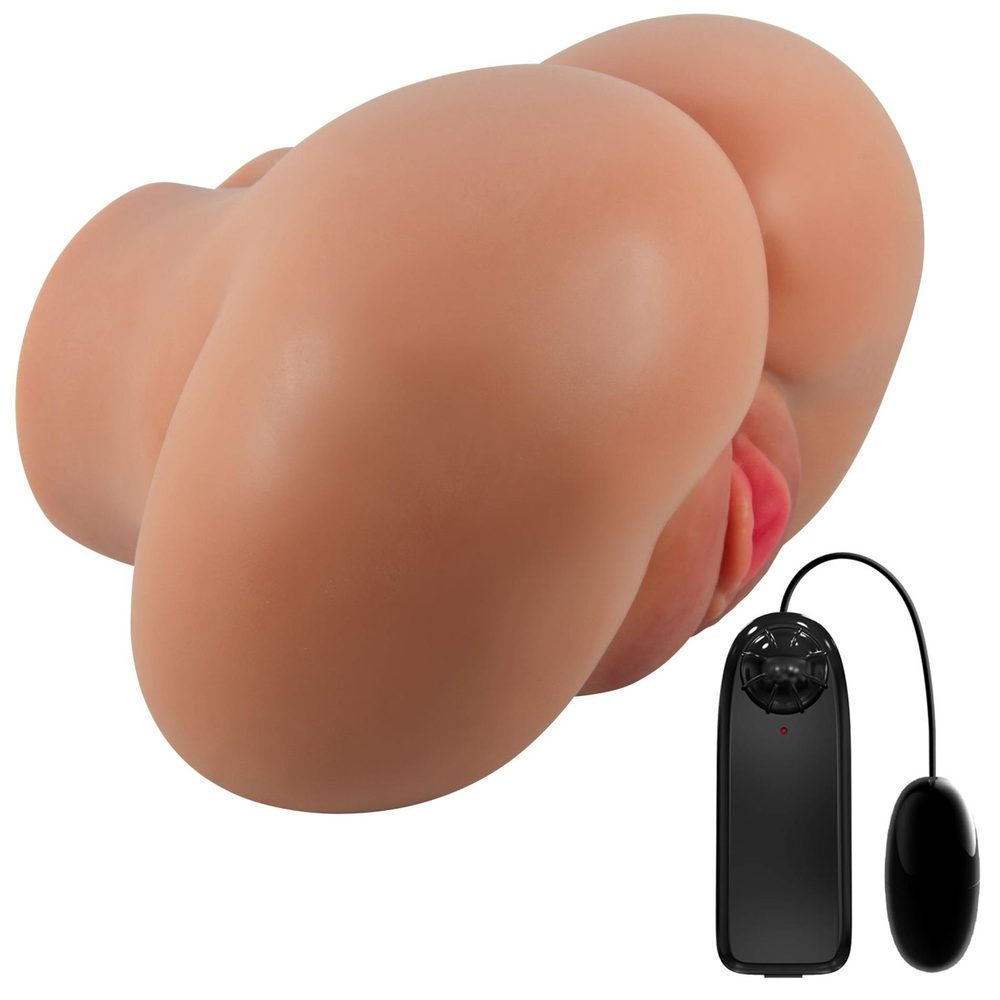 Masturbator podwójny Crazy Bull Luna z wibracją