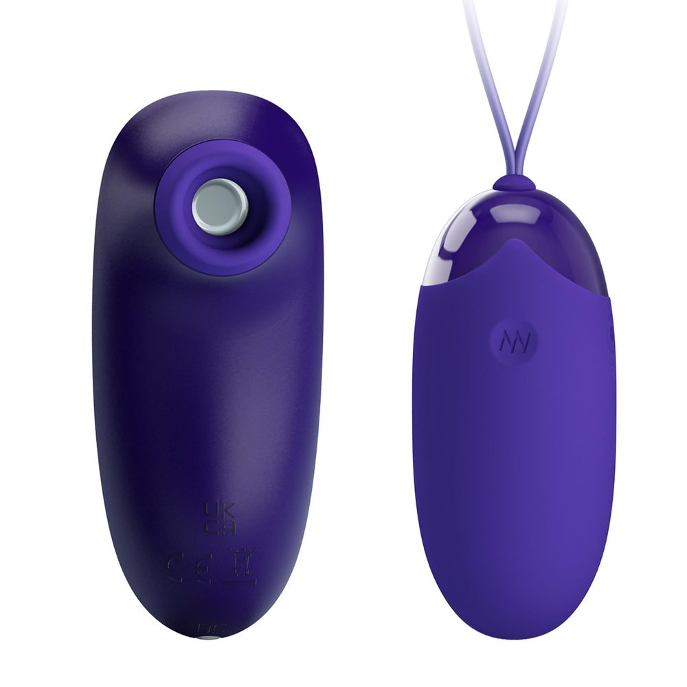Fioletowe silikonowe jajeczko wibrujące Pretty Love Orthus Youth USB