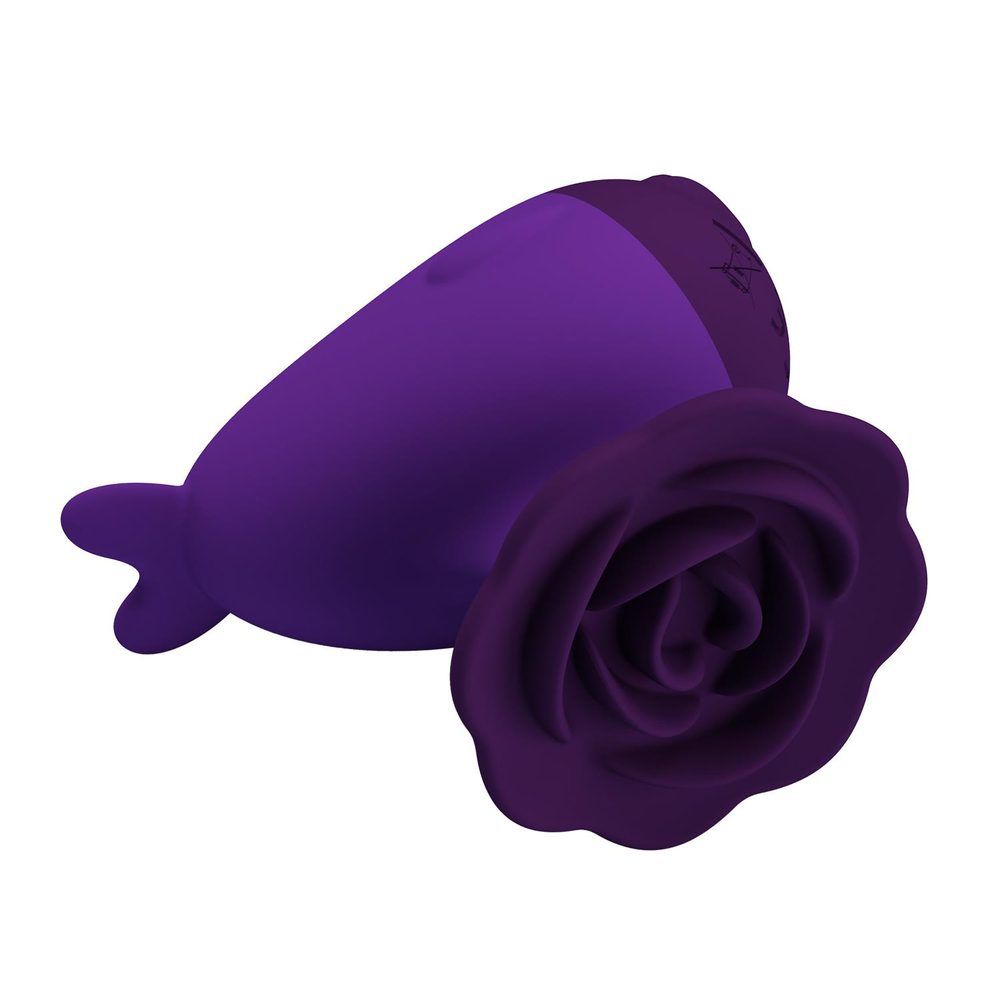 Mini stymulator łechtaczki Pretty Love Dolphin fioletowy silikonowy