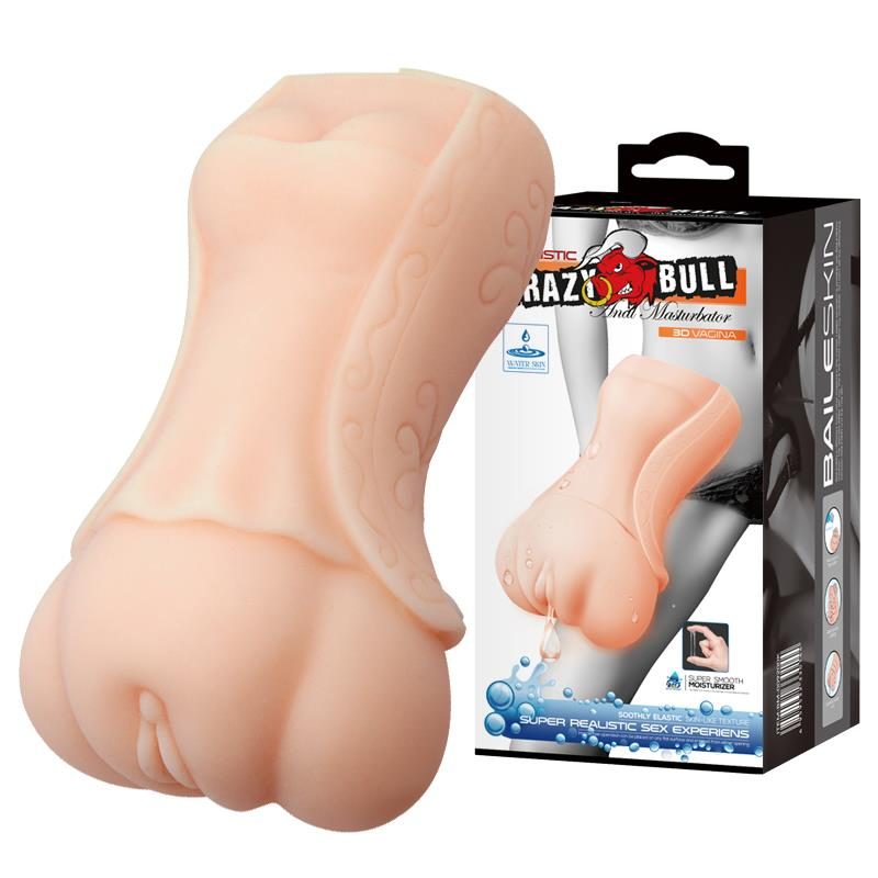 Masturbator 3D Vagina Crazy Bull z lubrykantem wodnym