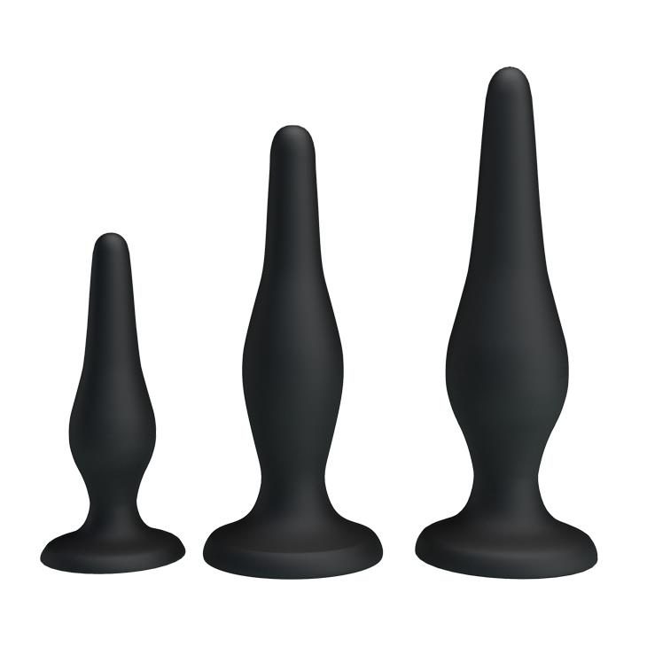 Zestaw silikonowych korków analnych Pretty Love mini dla początkujących
