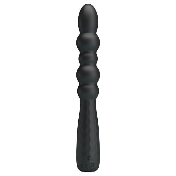 Wibrator punktu G Pretty Love Monroe 12 funkcji silikonowy czarny USB