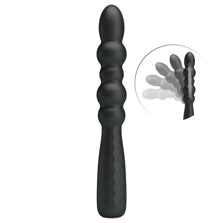 Wibrator punktu G Pretty Love Monroe 12 funkcji silikonowy czarny USB