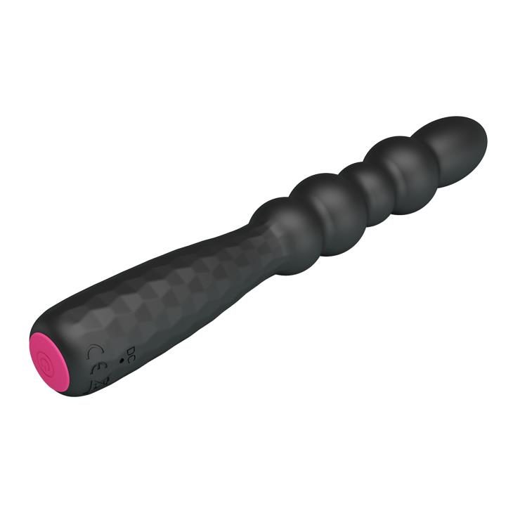 Wibrator punktu G Pretty Love Monroe 12 funkcji silikonowy czarny USB