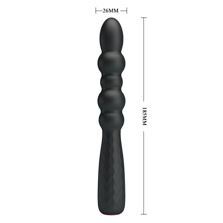 Wibrator punktu G Pretty Love Monroe 12 funkcji silikonowy czarny USB
