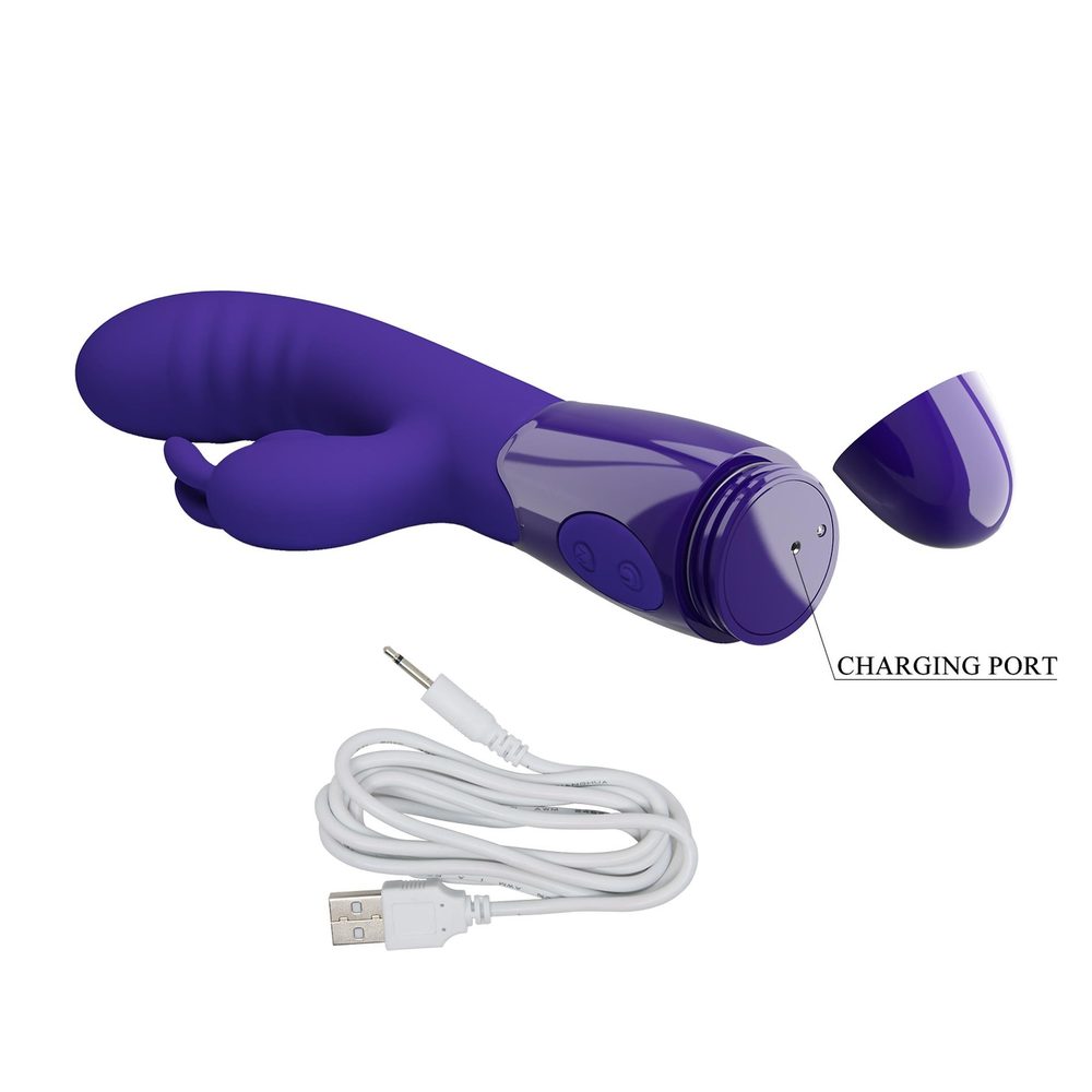 Wibrator króliczek Pretty Love Cerberus 30 funkcji wibracji i lizania