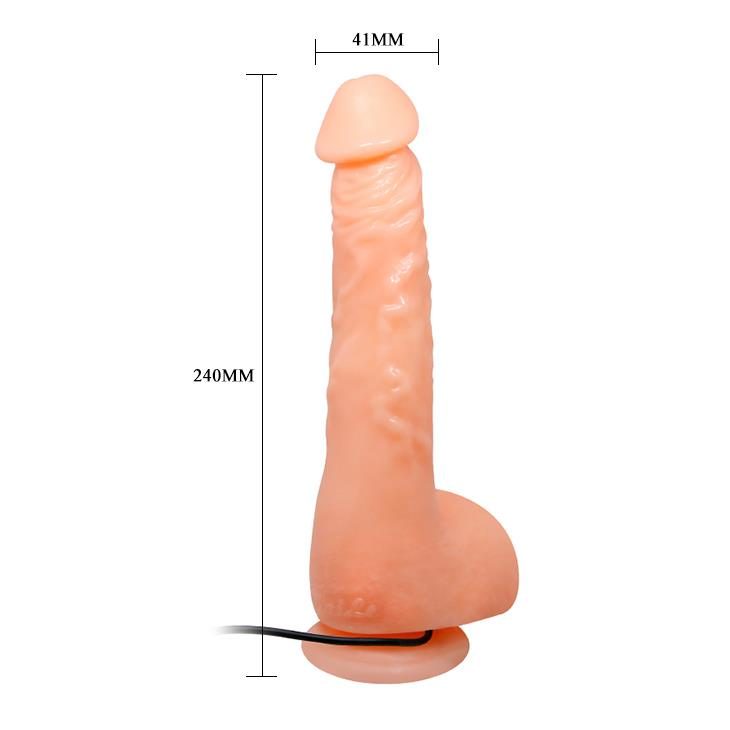 Wibrator realistyczny Baile Jasson 25 cm cielisty z przyssawką