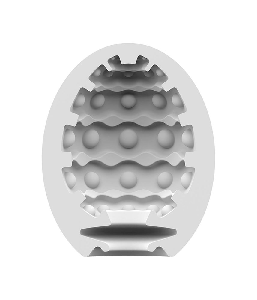 Masturbator jajko Satisfyer EGGCITED fioletowy biały